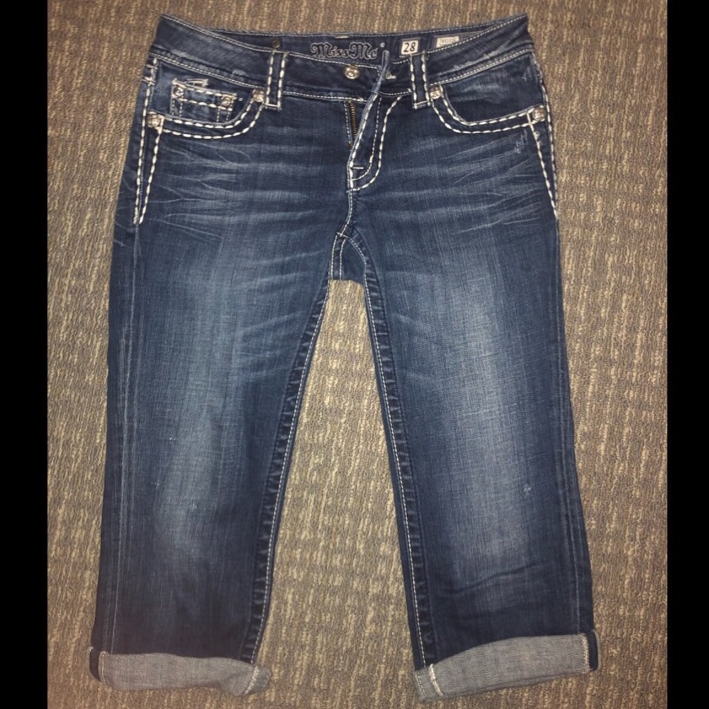 Miss Me Jean Capris
